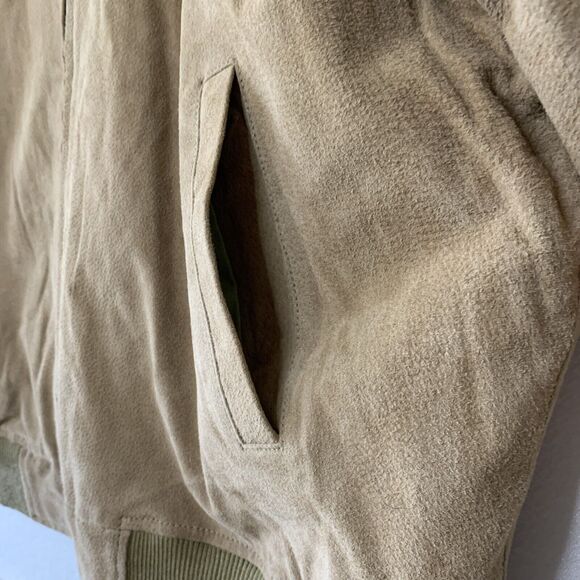 Reel Legends Men Leather Bomber Jacket Country Western Cowboy Soft Rodeo XL 100% - Picture 14 of 16